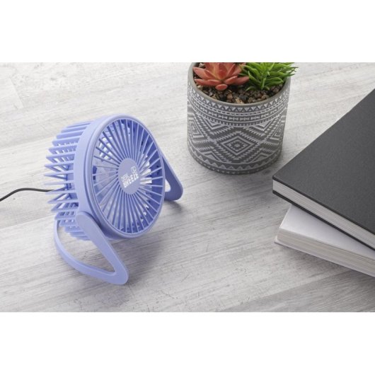 Ventilador Tech Pop Portátil Violeta USB 360°