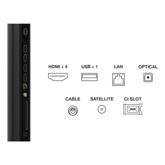 TV TCL QD Mini LED 85C69K 85" 4K UltraHD 144Hz Smart TV Google TV Dolby Vision HDR10+