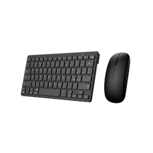 Tastatur Atlantis Land P013-LK-8955-WB Mini kabellos mit Maus inklusive
