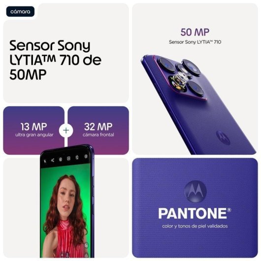 Motorola Edge 70 Fusion 5G 8GB 256GB 6.78" Violeta Ecrã AMOLED