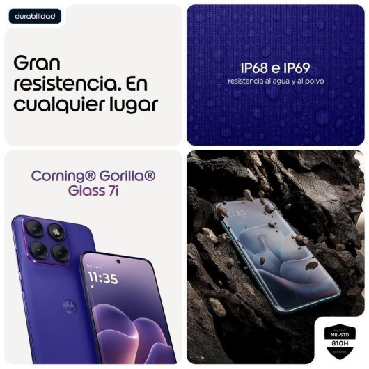 Motorola Edge 70 Fusion 5G 8GB 256GB 6.78" Violeta Ecrã AMOLED