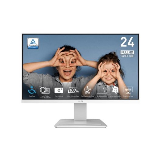 Monitor MSI Pro MP2412WDE 23,8" FullHD 100Hz VA Antireflex Weiss 1ms