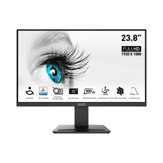 Ecran PC MSI PRO MP2412DE 23,8" Full HD 100Hz VA Sans Bordures FreeSync 1ms