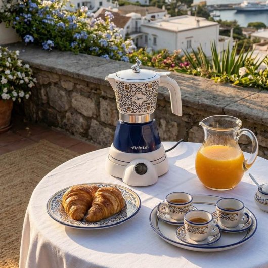 Italienischer Espressokocher Ariete Capri Moka Aroma 400 W 4 Tassen Warmhaltefunktion