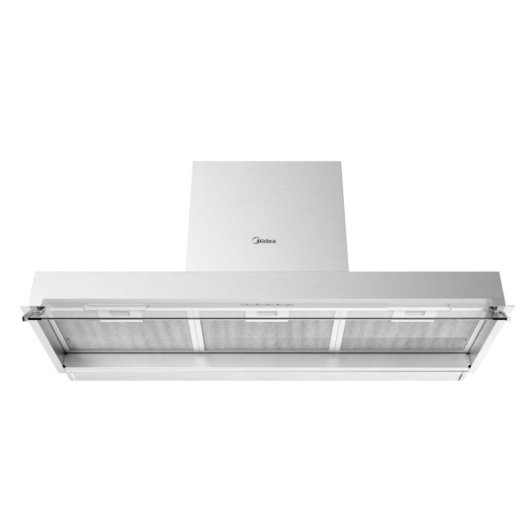 Campana extractora Midea MH90M02EM24SB Canalizado/Recirculación 90cm con filtro doble