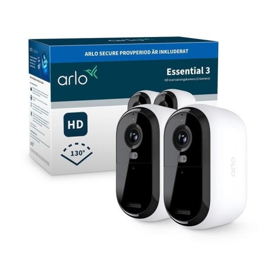 Caméra de surveillance Arlo Essential VMC2280 FullHD Vision Nocturne Extérieure Audio Bidirectionnel