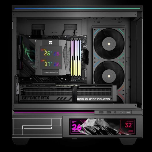 Raffreddamento ad aria Thermalright Royal Knight 120 RGB Socket AM4 AM5 LGA 1200 130mm Ventola silenziosa