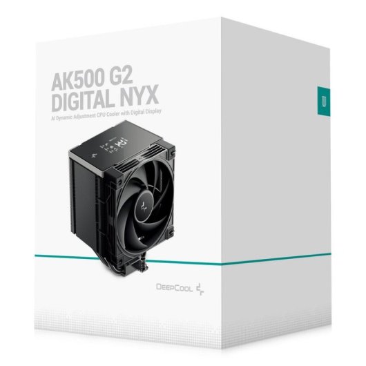 Refrigeracao Ar Deepcool Socket AM4 AM5 LGA1200 120mm AK500 G2 Digital NYX Display