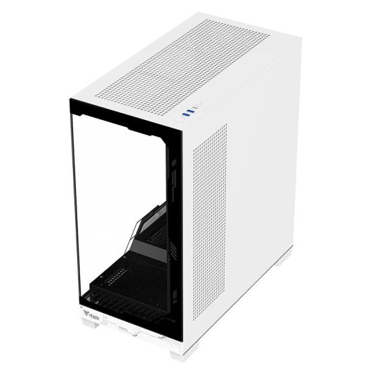 Torre PC Itek NEBRALUX 01 Bianco ATX RGB Vetro Temperato Gaming
