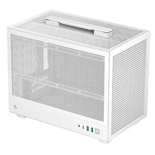 Carcasa DeepCool CH160 MESH WH Mini-ITX Blanca con Malla
