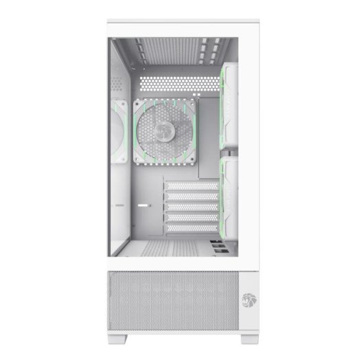 Carcasa GameMax VISTA 2 MW Mini Tower Blanco Vidrio Templado Gaming