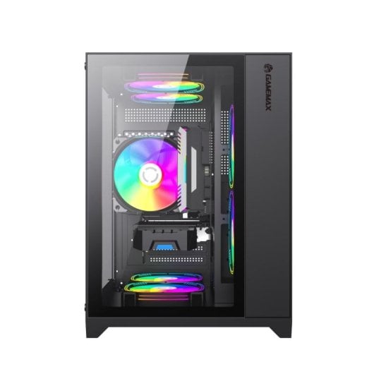 Case GameMax Infinity Mini BK Micro Tower ATX RGB Vetro Temperato Nero