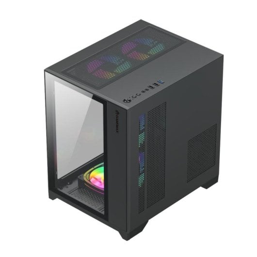Case GameMax Infinity Mini BK Micro Tower ATX RGB Vetro Temperato Nero