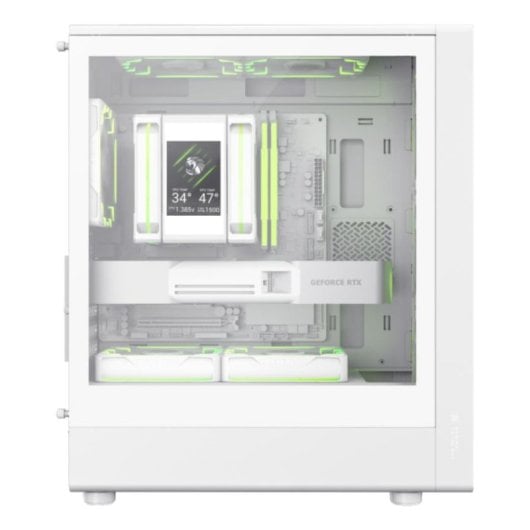 Boitier GameMax AERIS 330 GW Mini Tower Blanc ITX micro ATX ARGB