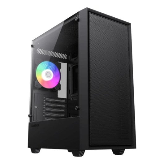 Gehäuse GameMax Storm BK Midi Tower Schwarz ITX micro ATX Glas ARGB