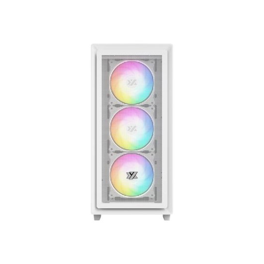 Boitier xyz AIRONE 100 X Mesh 6x A-RGB 120mm USB C Gen2 Blanc ATX