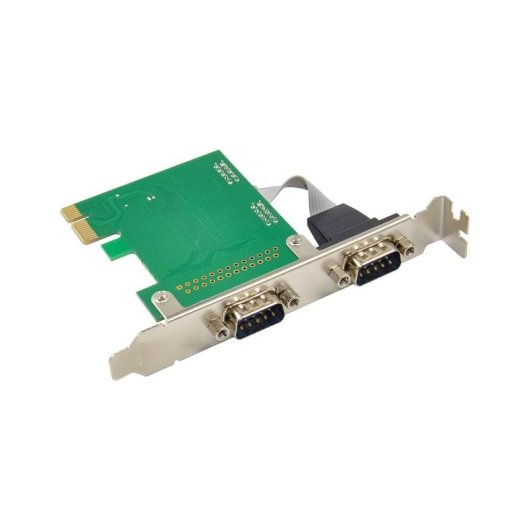 Tarjeta de Red InLine 76619D PCIe RS-232 2 Ports Full Low Profile