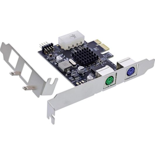 Schnittstellenkarte InLine 76620P PCIe PS2 USB 2.0 Low Profile