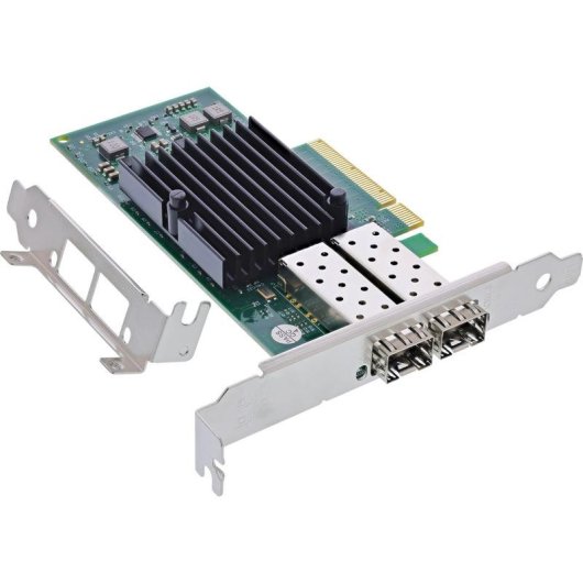 Tarjeta de Red InLine 51131A PCIe 2.0 SFP+ 10 Gbit/s Dual Passiv
