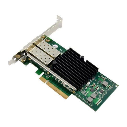 Tarjeta de Red InLine 51131A PCIe 2.0 SFP+ 10 Gbit/s Dual Passiv