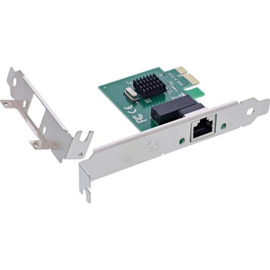 Tarjeta de Red InLine 51125M PCI Express 1 Gbit/s Low Profile