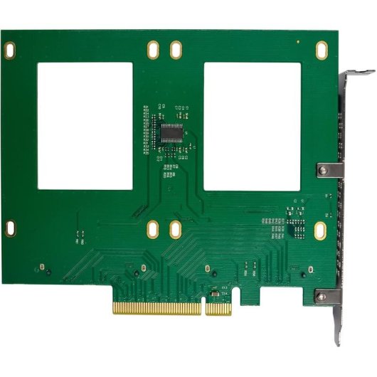 Tarjeta de Interfaz InLine 76660P PCIe 3.0 U.2 64 Gb/s NVMe Dual SSD