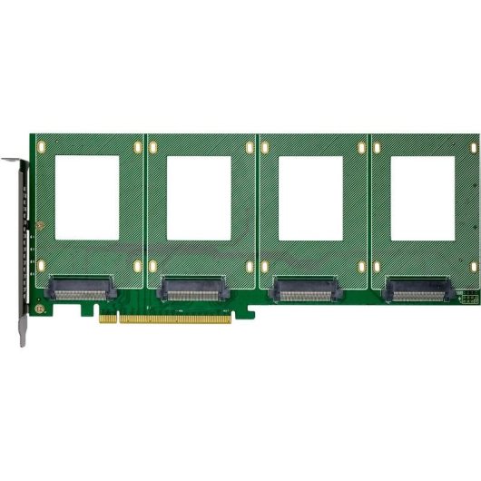 Tarjeta de Interfaz InLine 76660R PCIe 3.0 U.2 128 Gb/s 4 Puertos NVMe