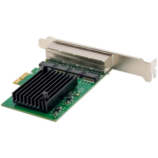 Tarjeta de Red InLine 51127B PCI Express 4x Gigabit RJ45 Low Profile