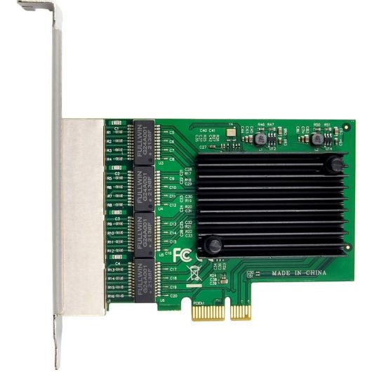 Tarjeta de Red InLine 51127B PCI Express 4x Gigabit RJ45 Low Profile