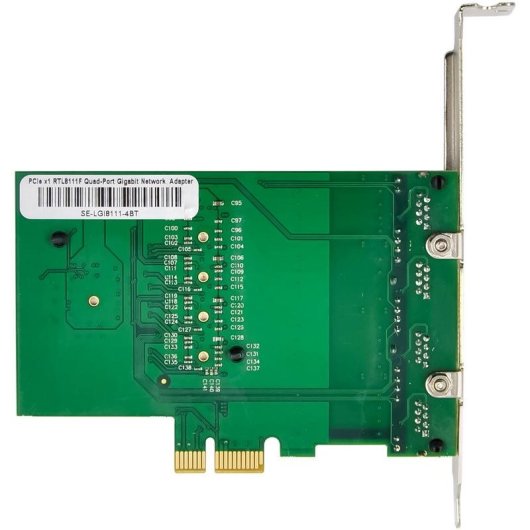 Tarjeta de Red InLine 51127B PCI Express 4x Gigabit RJ45 Low Profile