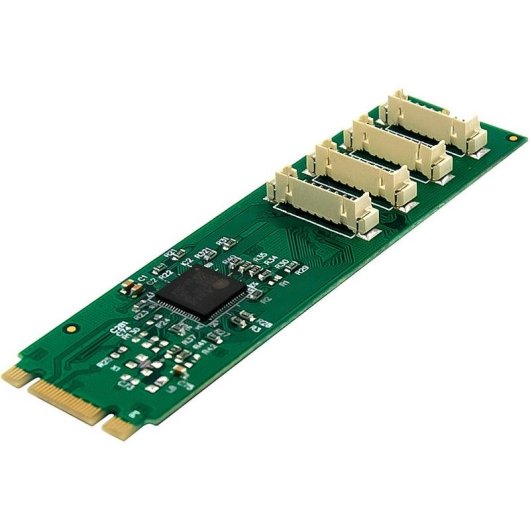 Tarjeta de Red InLine 76660W M.2 PCIe 3.0 4x RS-232 4 Gb/s Low Profile LED