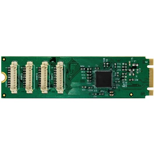 Tarjeta de Red InLine 76660W M.2 PCIe 3.0 4x RS-232 4 Gb/s Low Profile LED