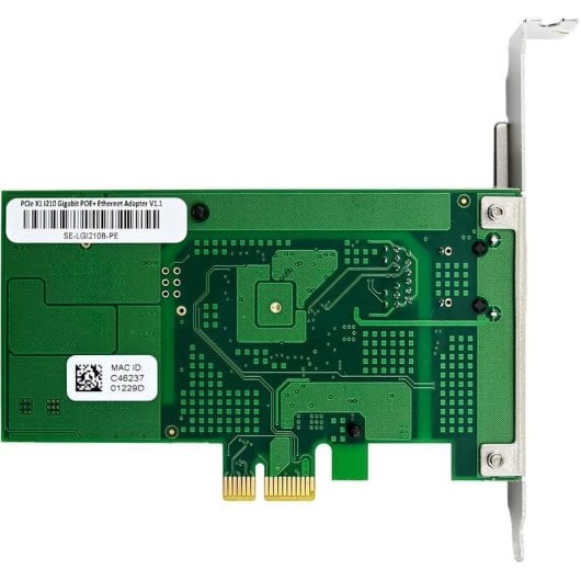 Tarjeta de Red InLine 51125O PCI Express Mini Card 1000 Mbit/s PoE+