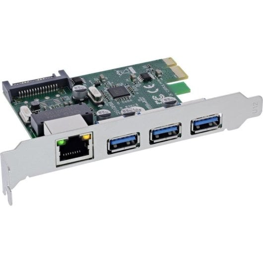 Tarjeta de Red InLine 51125R PCI Express Gigabit Ethernet USB 3.2 Gen1