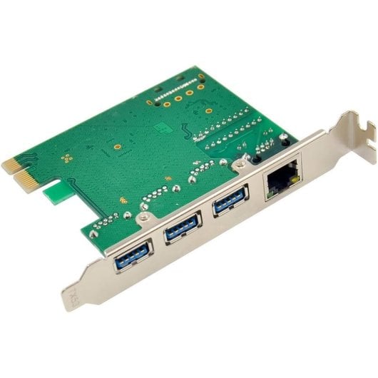 Tarjeta de Red InLine 51125R PCI Express Gigabit Ethernet USB 3.2 Gen1