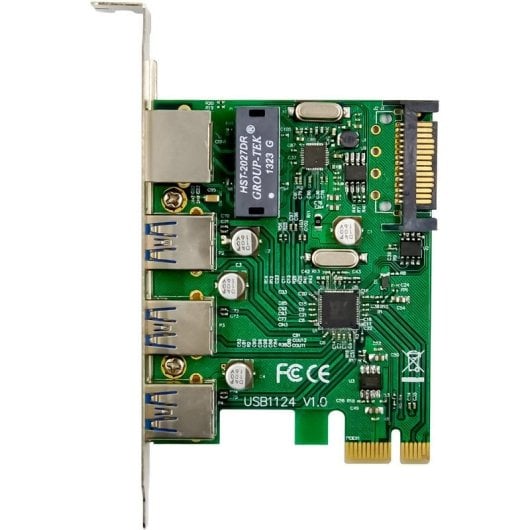 Tarjeta de Red InLine 51125R PCI Express Gigabit Ethernet USB 3.2 Gen1
