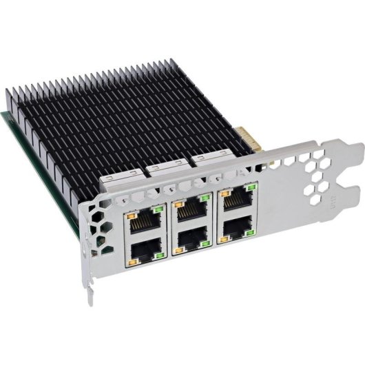 Tarjeta de Red InLine 51127C PCI Express 6 Porte 1 Gbit VLAN Jumbo Frames