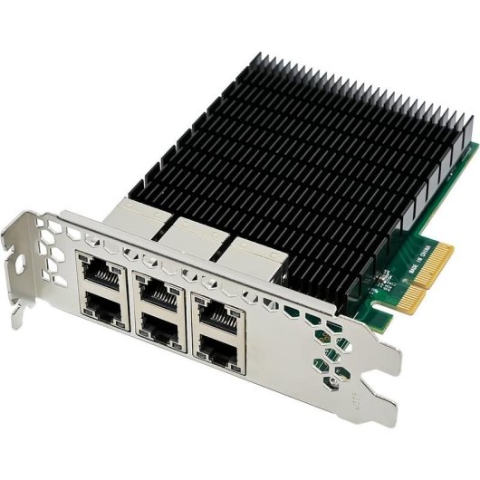 Tarjeta de Red InLine 51127C PCI Express 6 Porte 1 Gbit VLAN Jumbo Frames