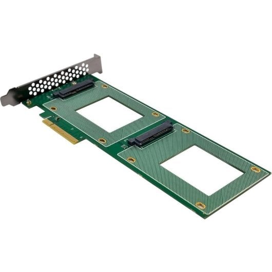 Tarjeta de Interfaz InLine 76660O PCIe 3.0 U.2 64 Gb/s NVMe Dual SSD