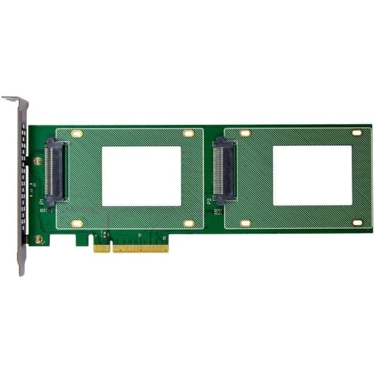 Tarjeta de Interfaz InLine 76660O PCIe 3.0 U.2 64 Gb/s NVMe Dual SSD