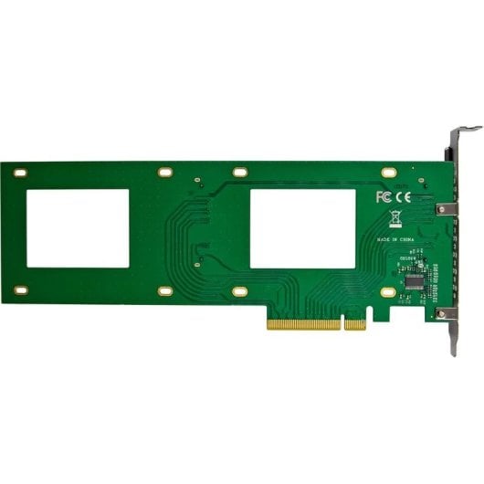 Tarjeta de Interfaz InLine 76660O PCIe 3.0 U.2 64 Gb/s NVMe Dual SSD