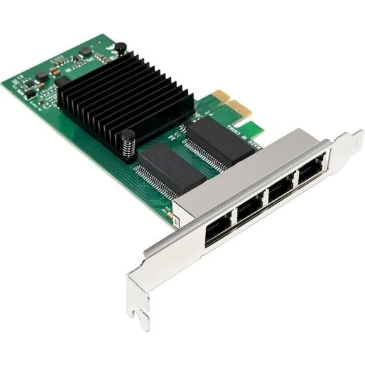 Tarjeta de Red InLine 51127D PCI Express Mini Card 1 Gbit/s 4 RJ45