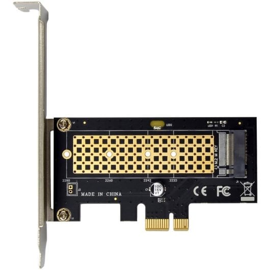 Tarjeta de Red InLine 76660S PCIe 3.0 M.2 NVMe 1 Gbit/s Low Profile LED