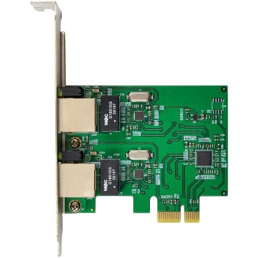 Tarjeta de Red InLine 51128K PCI Express Dual Gigabit Ethernet 1 Gb/s