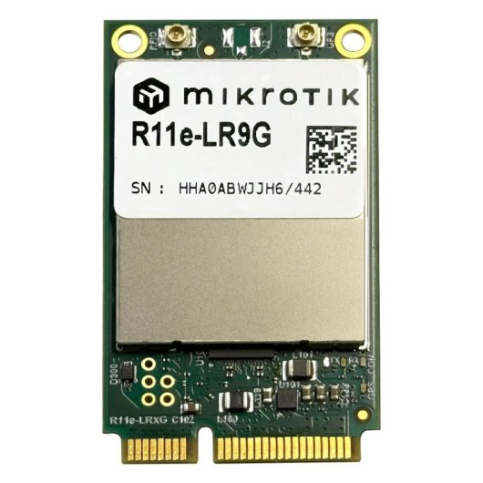 Tarjeta de Red MikroTik R11e-LR9G Mini PCI Express LoRaWAN GPS