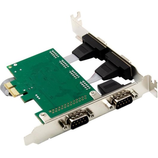 Tarjeta di Rete InLine 76619E PCIe RS-232 921,6 Kbit/s 4 porte ESD