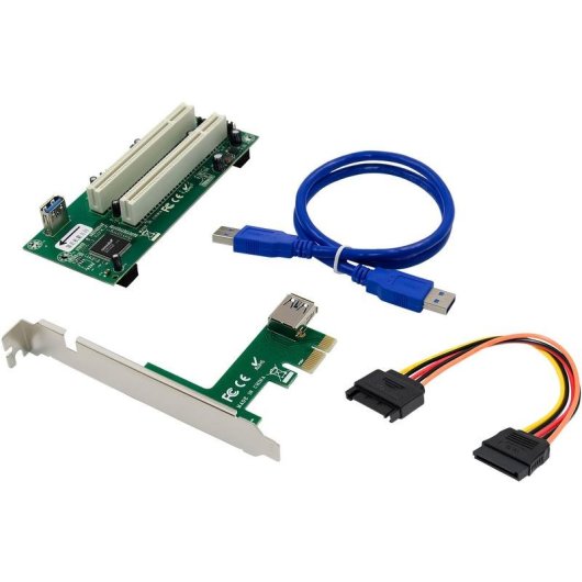 Erweiterungskarte InLine 76619K PCIe ASM1083 Low Profile SATA