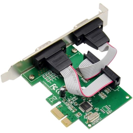 Scheda di Rete InLine 76619F PCIe RS-232 2 Porte 921.6 Kbps Low Profile