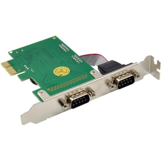 Scheda di Rete InLine 76619F PCIe RS-232 2 Porte 921.6 Kbps Low Profile