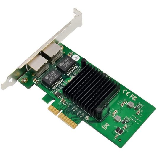 Tarjeta de Red InLine 51125B PCI Express Dual Gigabit Ethernet 2 Ports